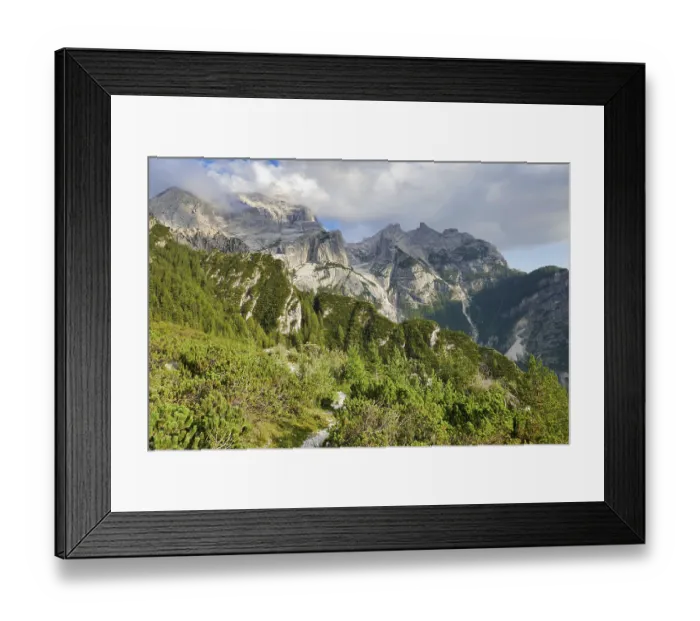Framed Print : View of alps, photo as a background Framed Print : View of alps, photo as a background