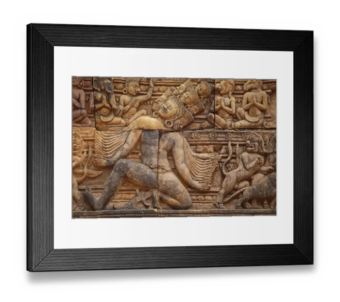 Framed Print : Banteay Srei, Angkor Wat complex