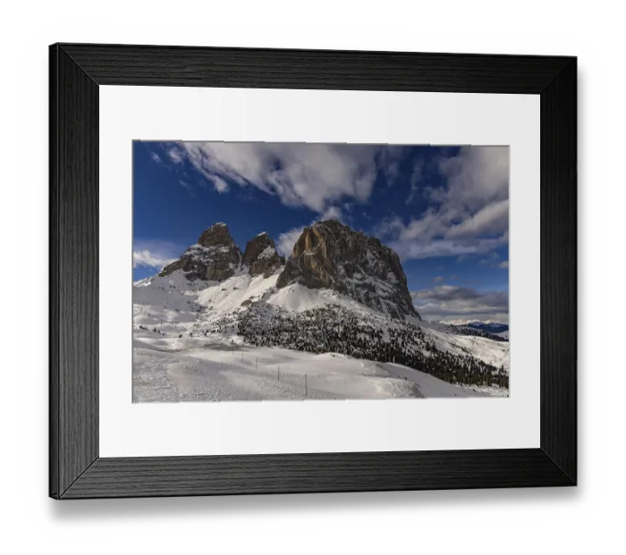 Framed Print : Passo Sella, South Tyrol, Italy, Europe