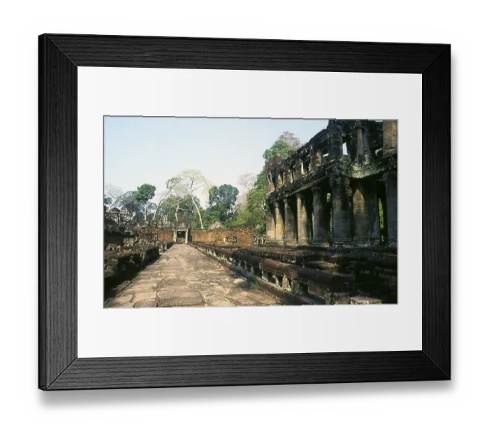Framed Print : Preah Khan (Temple of the Sacred Sword) was built in the late 12th century (1191)