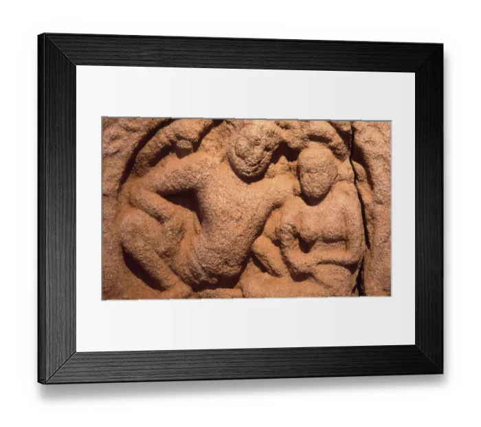 Framed Print : Isurumuniya Vihara is a rock temple built during the reign of King Devanampiya Tissa (r)