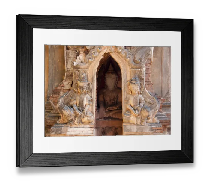 Framed Print : The Shwe Indein Pagoda is a collection of Buddhist stupas dating back to the 17th and 18th centuries CE Framed Print : The Shwe Indein Pagoda is a collection of Buddhist stupas dating back to the 17th and 18th centuries CE