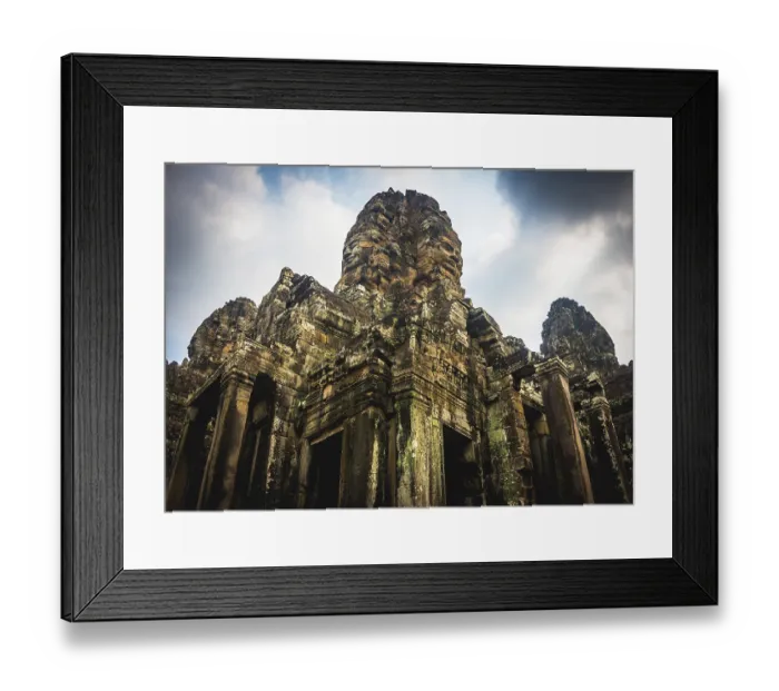 Framed Print : Face Tower, Stone Faces, Bodhisattva Lokeshvara Framed Print : Face Tower, Stone Faces, Bodhisattva Lokeshvara