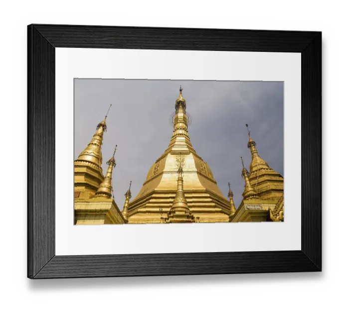 Framed Print : Sule Paya, Yangon, Myanmar, Asia