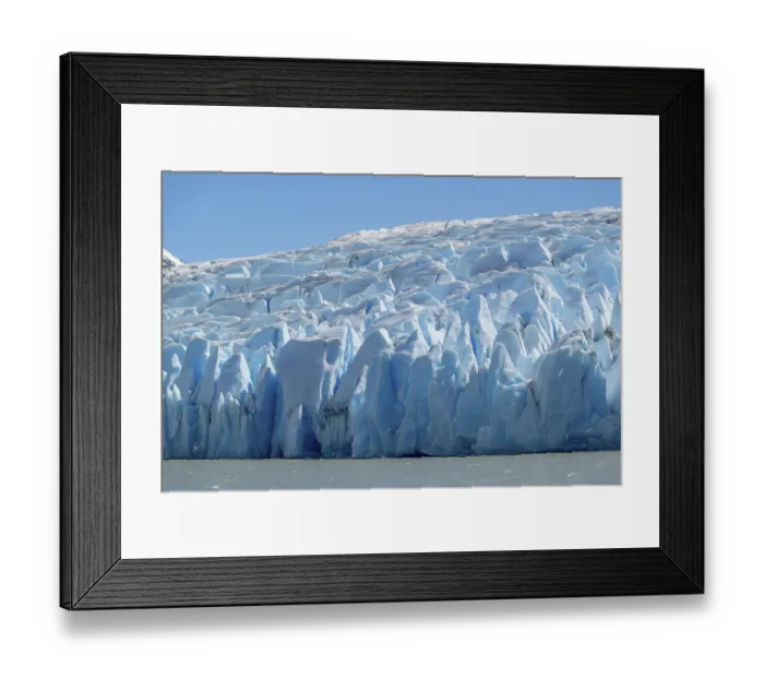 Framed Print : Glacier, Lago Grey, Torres del Paine National Park
