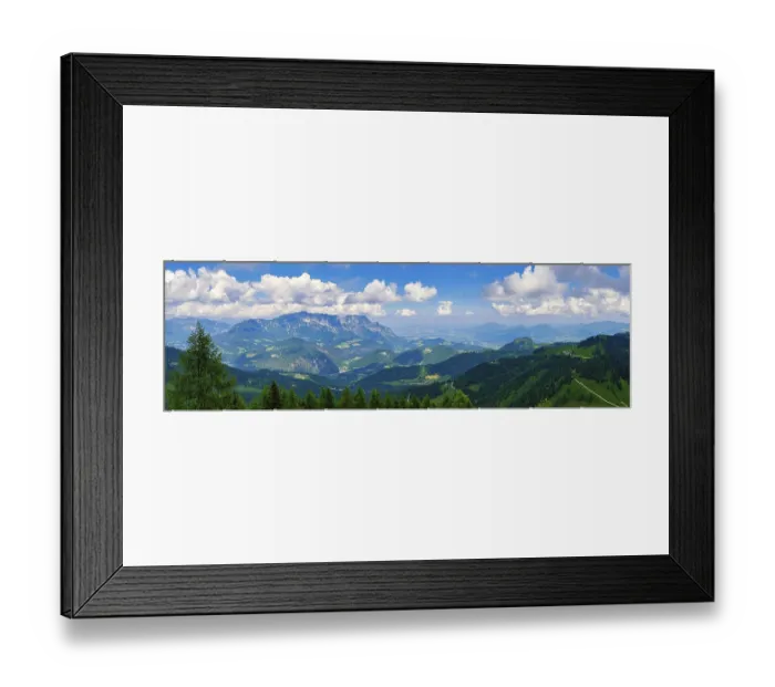 Framed Print : Panorama of Berchtesgaden, Untersberg