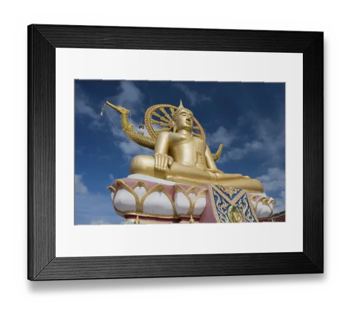 Framed Print : Big Buddha statue, Big Buddha Temple
