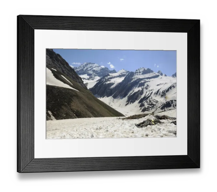 Framed Print : Mahagunas pass, amarnath yatra