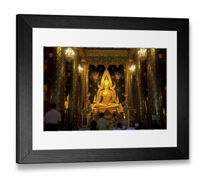 Framed Print : Wat Phra Sri Rattana Mahatat Woramahawihan (also referred to as Wat Yai)