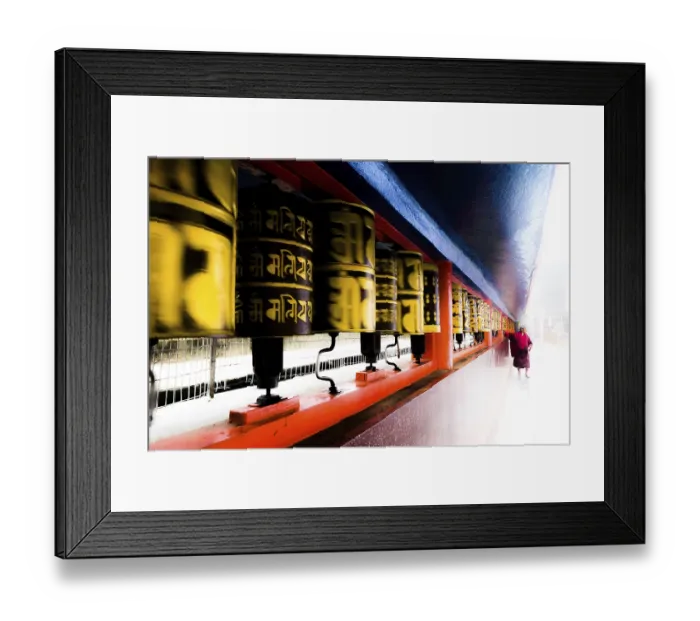 Framed Print : Chorten monastery prayer wheels Framed Print : Chorten monastery prayer wheels