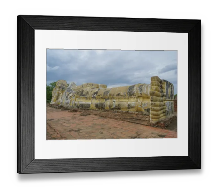 Framed Print : Temple of the Reclining Buddha (Wat Lokayasutharam)