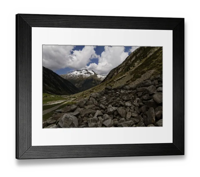 Framed Print : Zillertal mountains