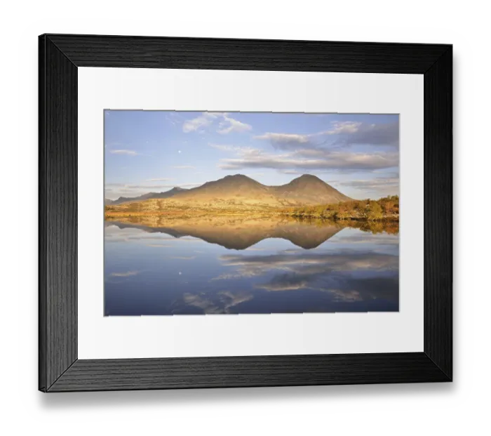 Framed Print : Summits of the Stygghoin or Stygghoin mountains