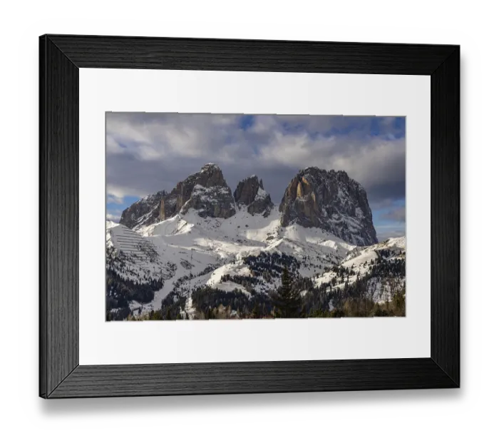 Framed Print : Passo Sella, South Tyrol, Italy, Europe