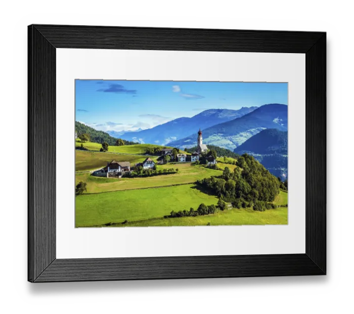 Framed Print : Magnificent Tyrol. Journey to a magical fairy-tale country