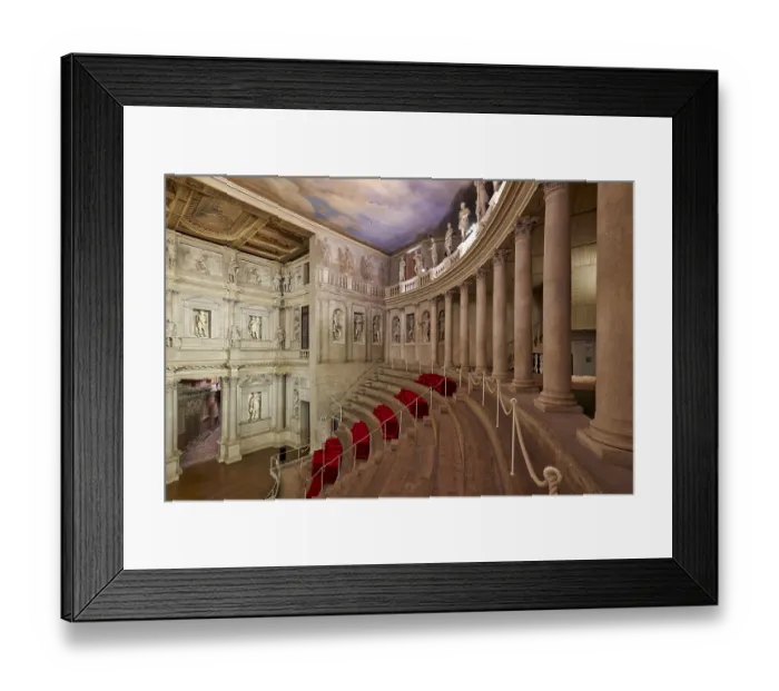 Framed Print : Vicenza, Veneto, Italy. The Teatro Olimpico Framed Print : Vicenza, Veneto, Italy. The Teatro Olimpico