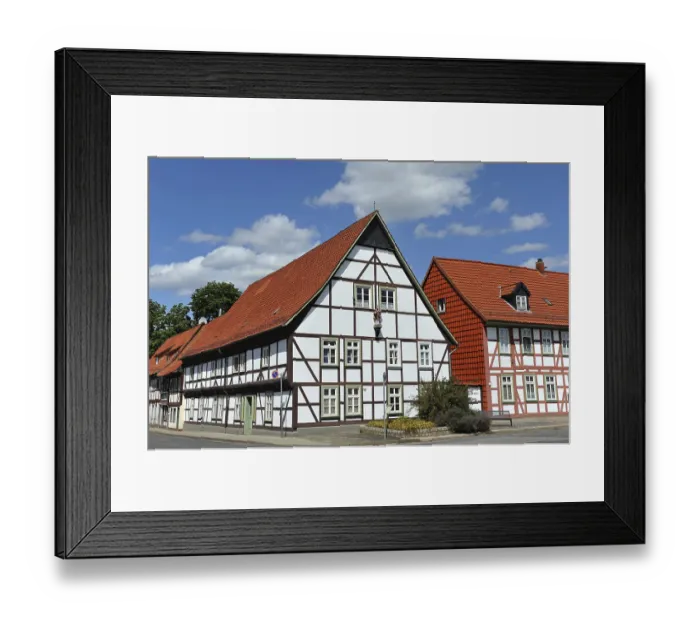 Framed Print : Half-timbered town of Duderstadt