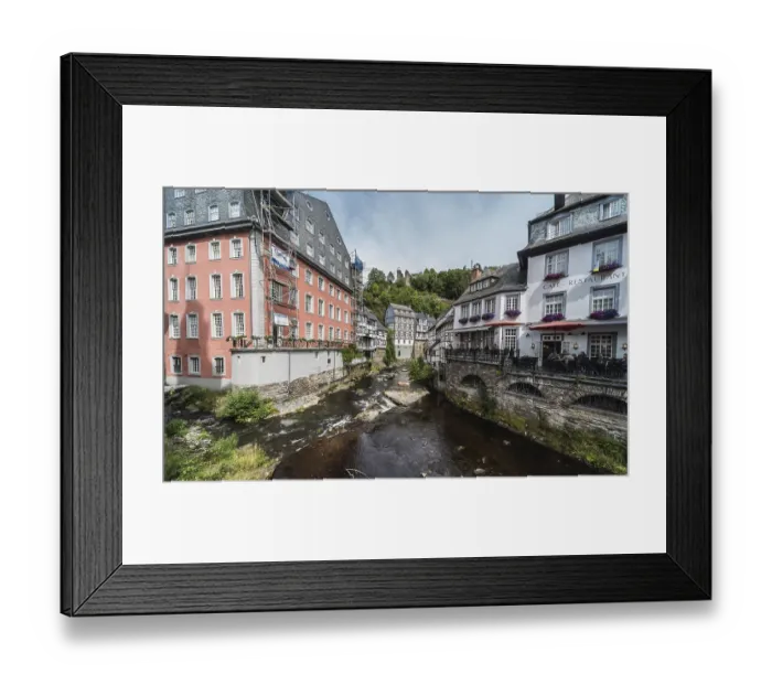 Framed Print : Monschau Old Town, North Rhine-Westphalia