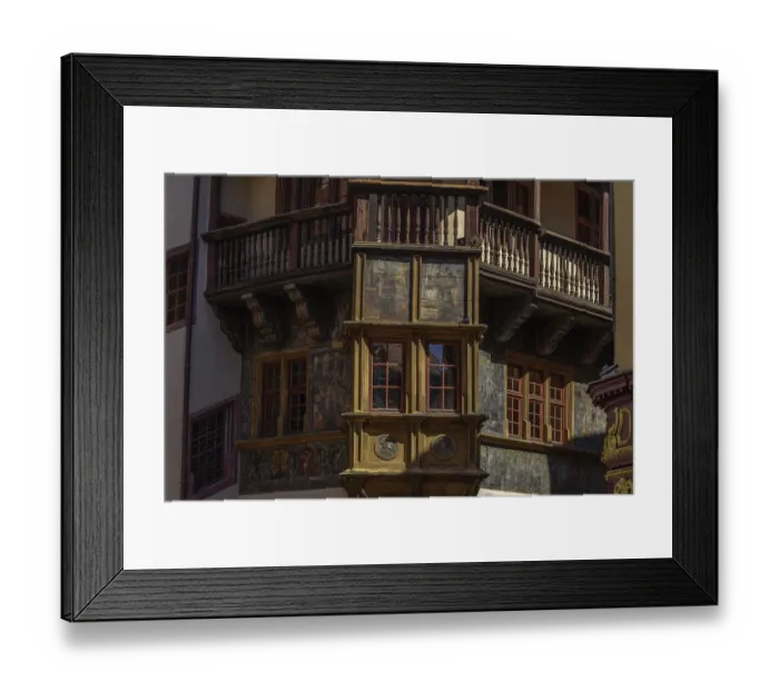 Framed Print : Famous Pfister house