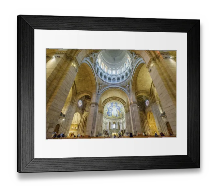Framed Print : Sacre CRur Basilica, Montmartre