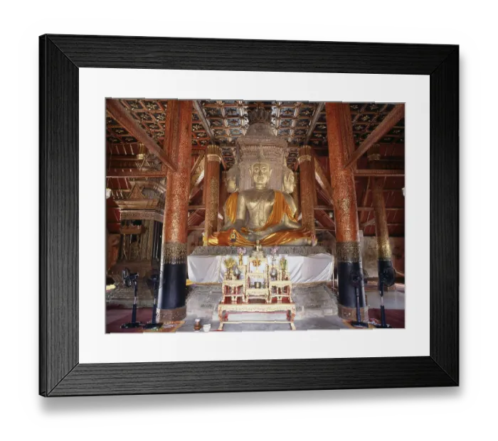 Framed Print : Wat Phumin was constructed in 1596 and is famous for its cruciform ubosoth Framed Print : Wat Phumin was constructed in 1596 and is famous for its cruciform ubosoth