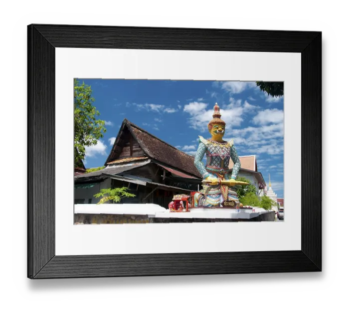 Framed Print : Yaksha is the name of a broad class of nature-spirits