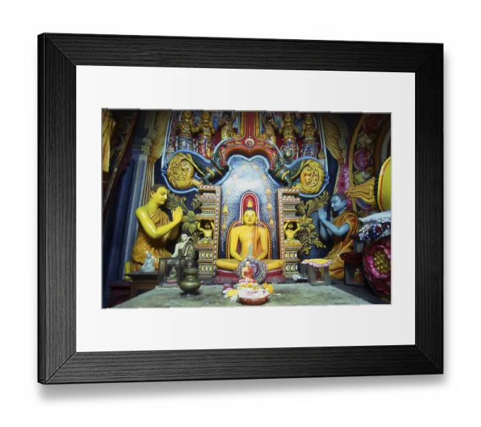 Framed Print : The Medawala Rajamaha Viharaya or Tempitiya Vihara