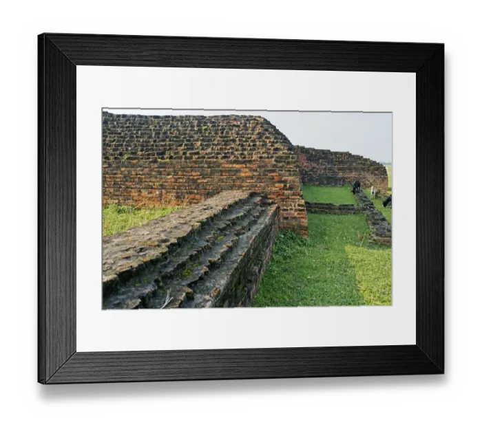 Framed Print : Buddhist Site, Kapilavastu Piprahawa