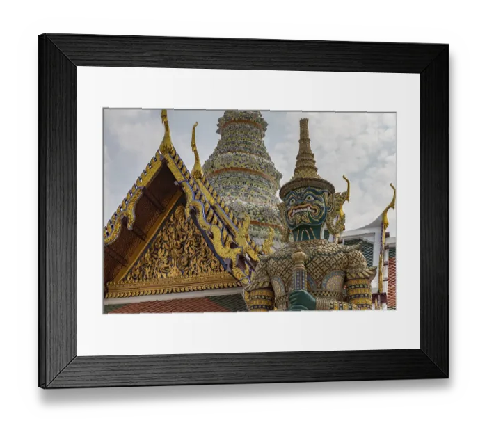 Framed Print : A picture of a warrior statue at the Grand Palace of Bangkok Framed Print : A picture of a warrior statue at the Grand Palace of Bangkok