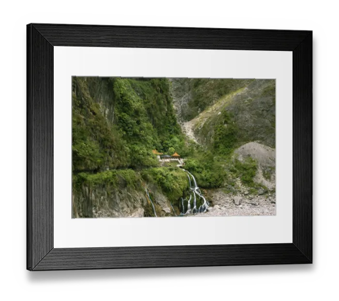Framed Print : The fiew around Changuang Temple