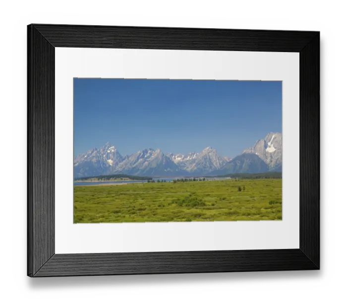 Framed Print : The amazing Teton mountains above Jackson Lake in Wyoming Framed Print : The amazing Teton mountains above Jackson Lake in Wyoming