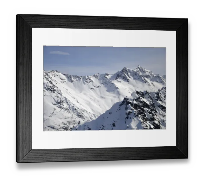 Framed Print : Cloud gathers around the alpine peaks of the Southern Alps Framed Print : Cloud gathers around the alpine peaks of the Southern Alps