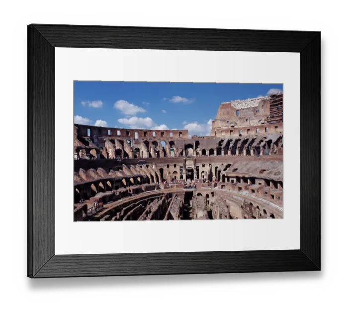 Framed Print : Colosseum, Italy, Rome, Europe