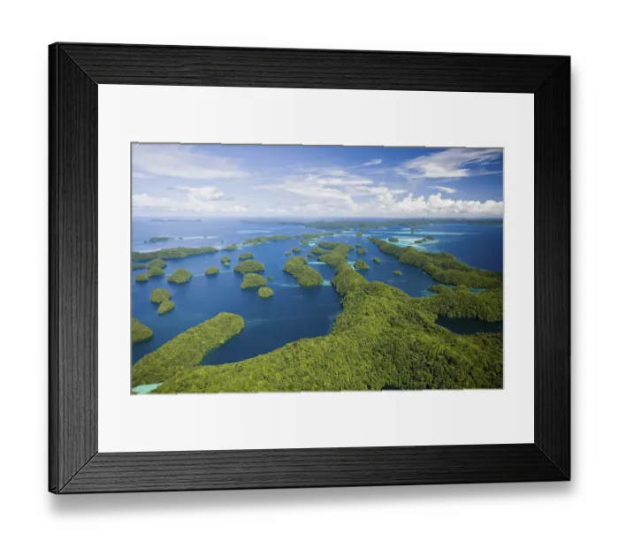 Framed Print : Island world of Palau, Micronesia, Palau, Oceania