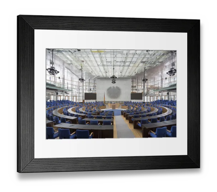 Framed Print : Bonn, government district (federal district)