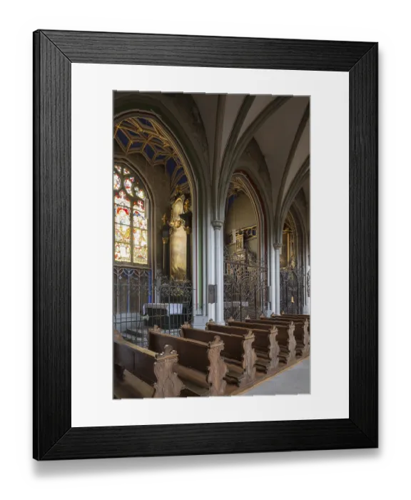 Framed Print : Constance, Minster, chapels in the north aisle Framed Print : Constance, Minster, chapels in the north aisle