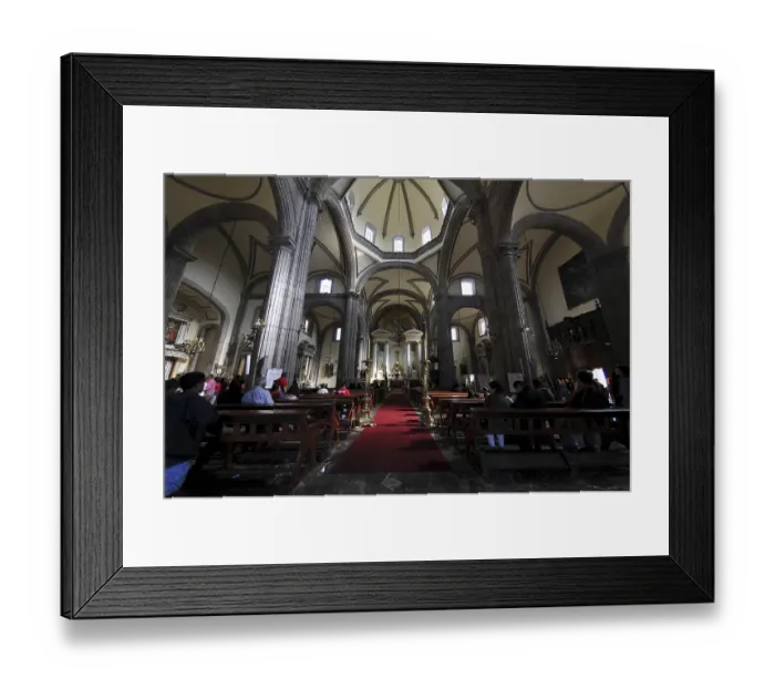 Framed Print : Interior, Sagrario Metropolitano