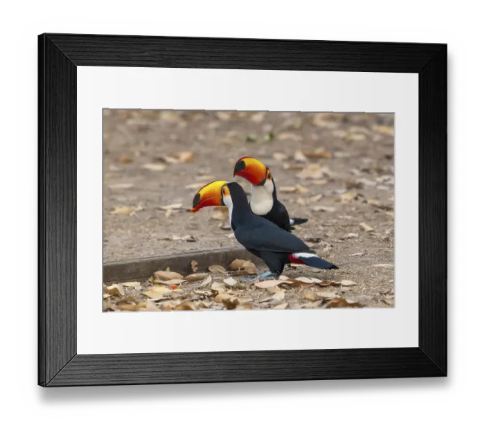 Framed Print : Giant toucan (Ramphastos toco) Framed Print : Giant toucan (Ramphastos toco)