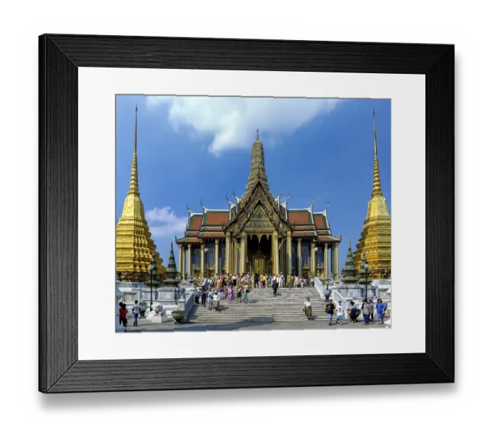 Framed Print : Wat Phra Kaeo Temple, Royal Palace