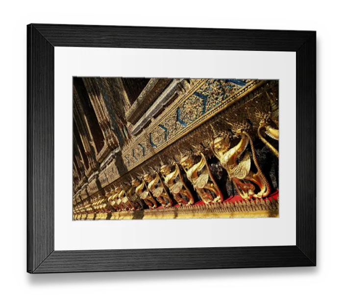 Framed Print : Grand palace buddhist temple bangkok thailand