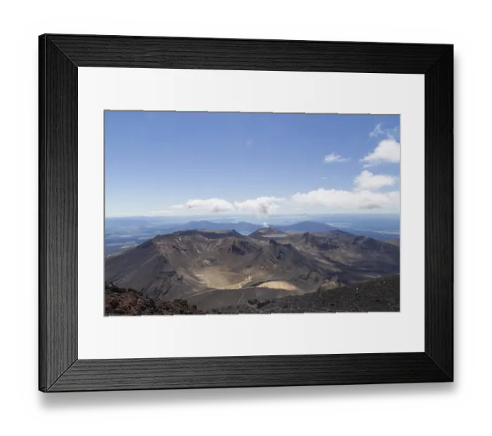 Framed Print : View over Central Crater, South Crater Framed Print : View over Central Crater, South Crater
