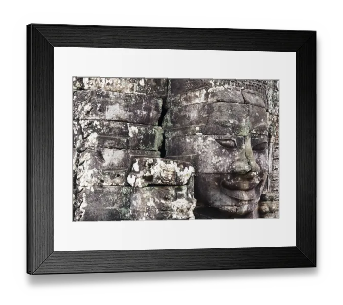 Framed Print : Buddhist gatekeepers, mystical