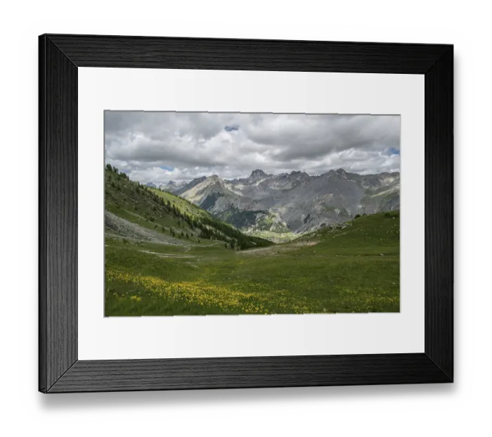 Framed Print : Mountain landscape, italy