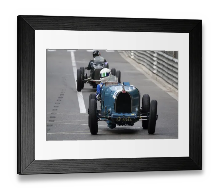 Framed Print : Bugatti 35C from 1927, parade of vintage pre-war racing cars Framed Print : Bugatti 35C from 1927, parade of vintage pre-war racing cars