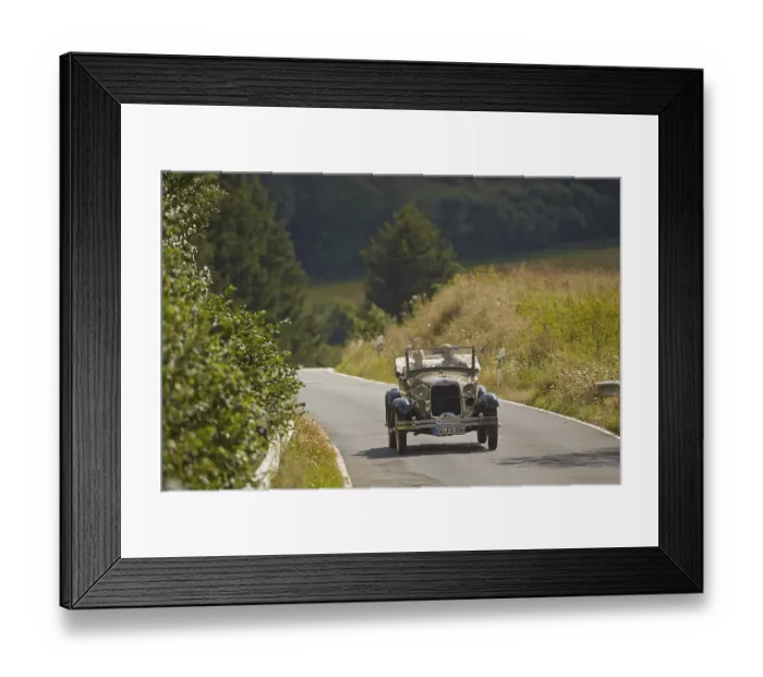 Framed Print : Vintage car rally ADAC Mittelrhein-Classic 2016 Ford Model A