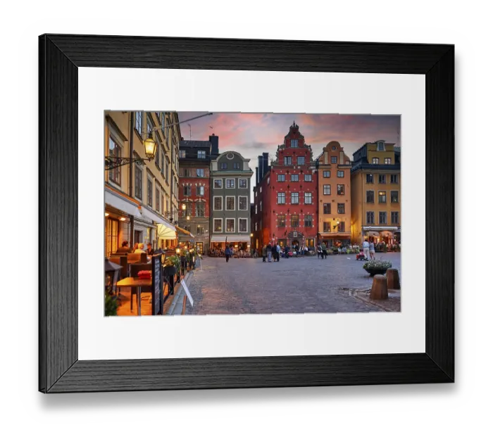 Framed Print : Stortorget square in Gamla Stan Framed Print : Stortorget square in Gamla Stan