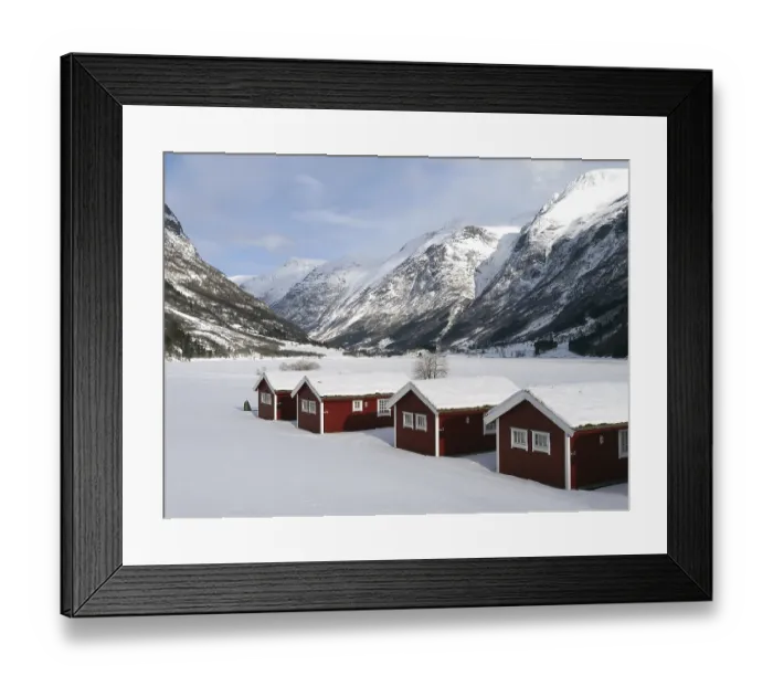 Framed Print : Oldendal Norway Framed Print : Oldendal Norway