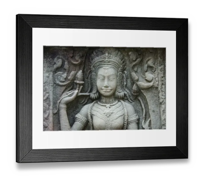 Framed Print : Banteay Kdei temple, Angkor Wat, Cambodia, Asia