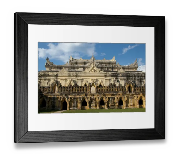 Framed Print : The Maha Aung Mye Bonzan Monastery was built in 1822 by Nanmadaw Me Nu Framed Print : The Maha Aung Mye Bonzan Monastery was built in 1822 by Nanmadaw Me Nu
