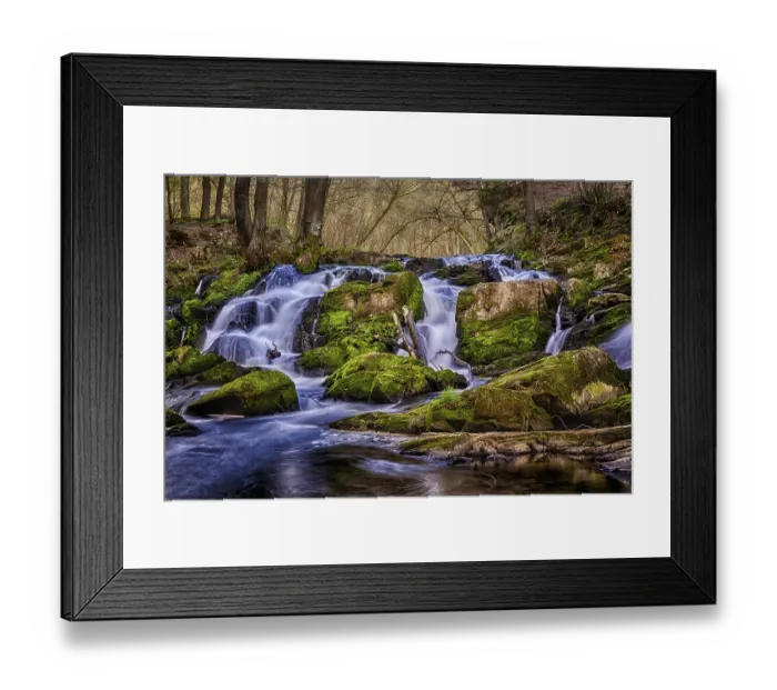 Framed Print : Selke waterfall Framed Print : Selke waterfall